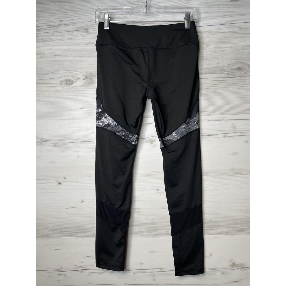 Reebok Leggings Womens Small Geometric‎ Yoga Athletic Gym Running Pants - Picture 5 of 10